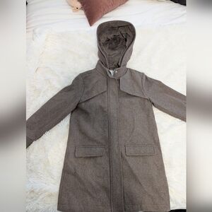 a new day Brown Hooded Jacket